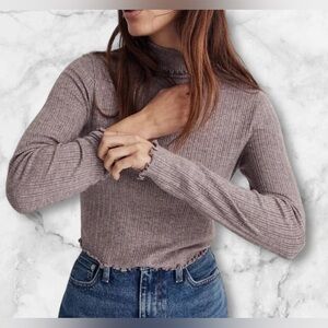 Madewell Cropped Turtleneck Size S